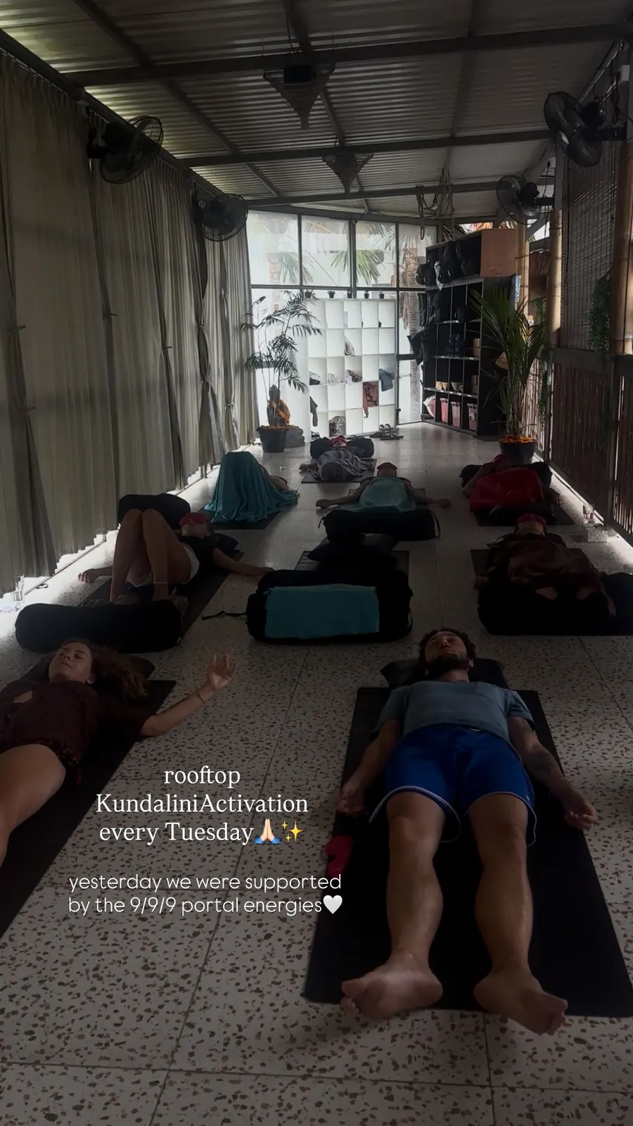 Message from a Kundalini Activation participant, shared by Alina