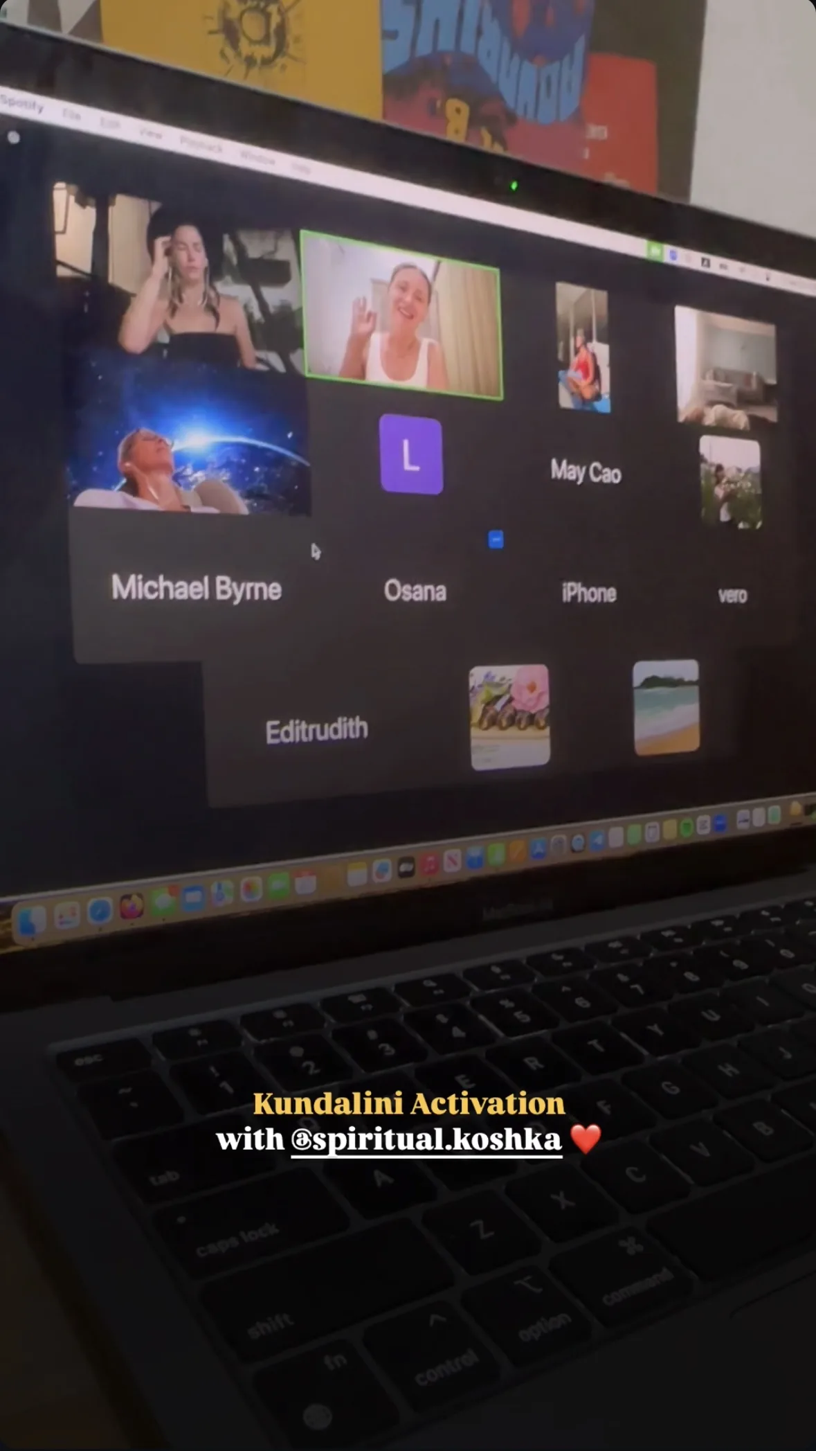 Message from a Kundalini Activation participant, shared by Alina