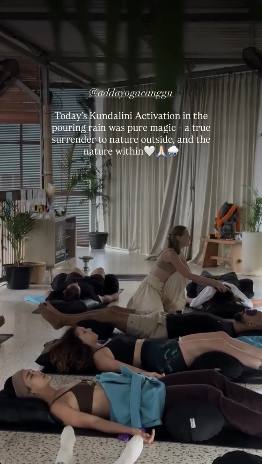Message from a Kundalini Activation participant, shared by Alina