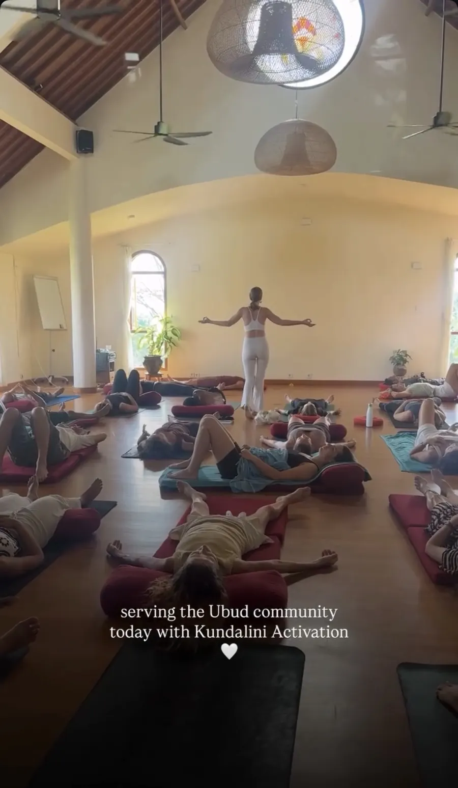 Message from a Kundalini Activation participant, shared by Alina