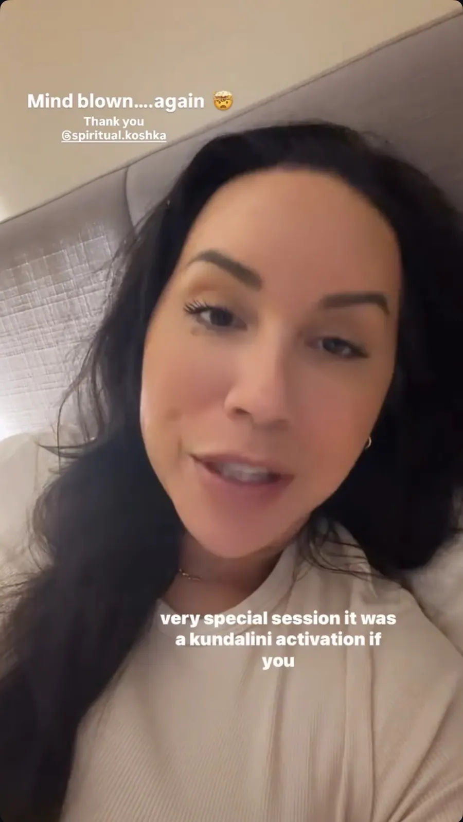 Message from a Kundalini Activation participant, shared by Alina