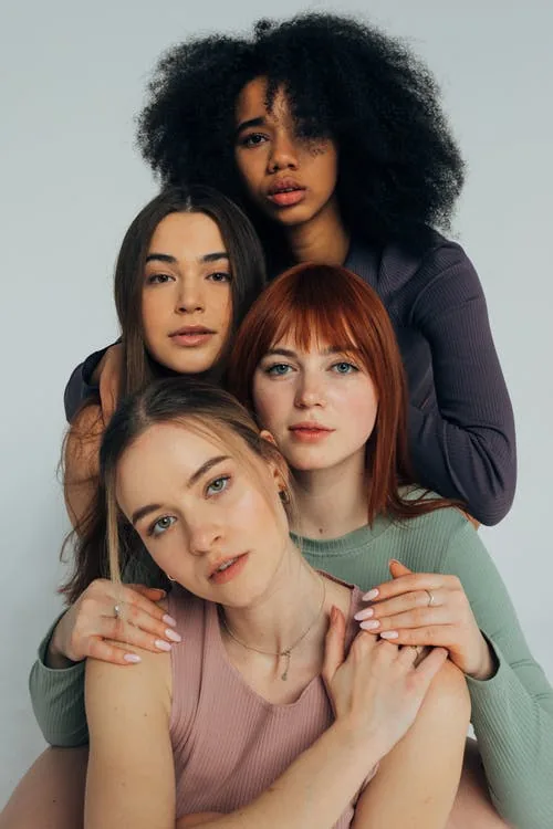 4 different girls | diversity in meditation | meditation is for everyone