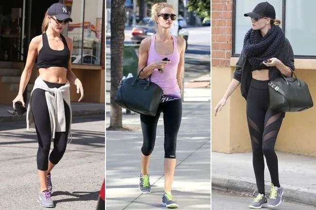 Rosie Huntington-Whiteley Yoga and Meditation Outfit